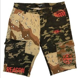 Men’s “Camo Cargo” shorts. Sizes 32, and 34